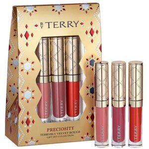 By Terry Set Velvet Rouge Liquid Lipstick My Red Bohemian Plum Cappuccino Pause